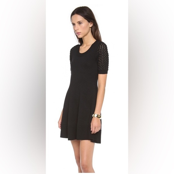 Shoshanna black merino dress - new without tags. Size P - Picture 2 of 7